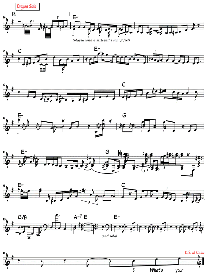 Sheet Music